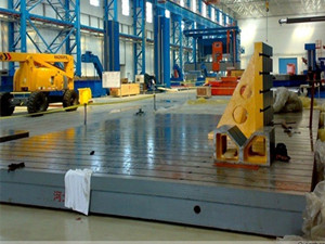 大型鑄鐵T型槽拼接平臺(tái)